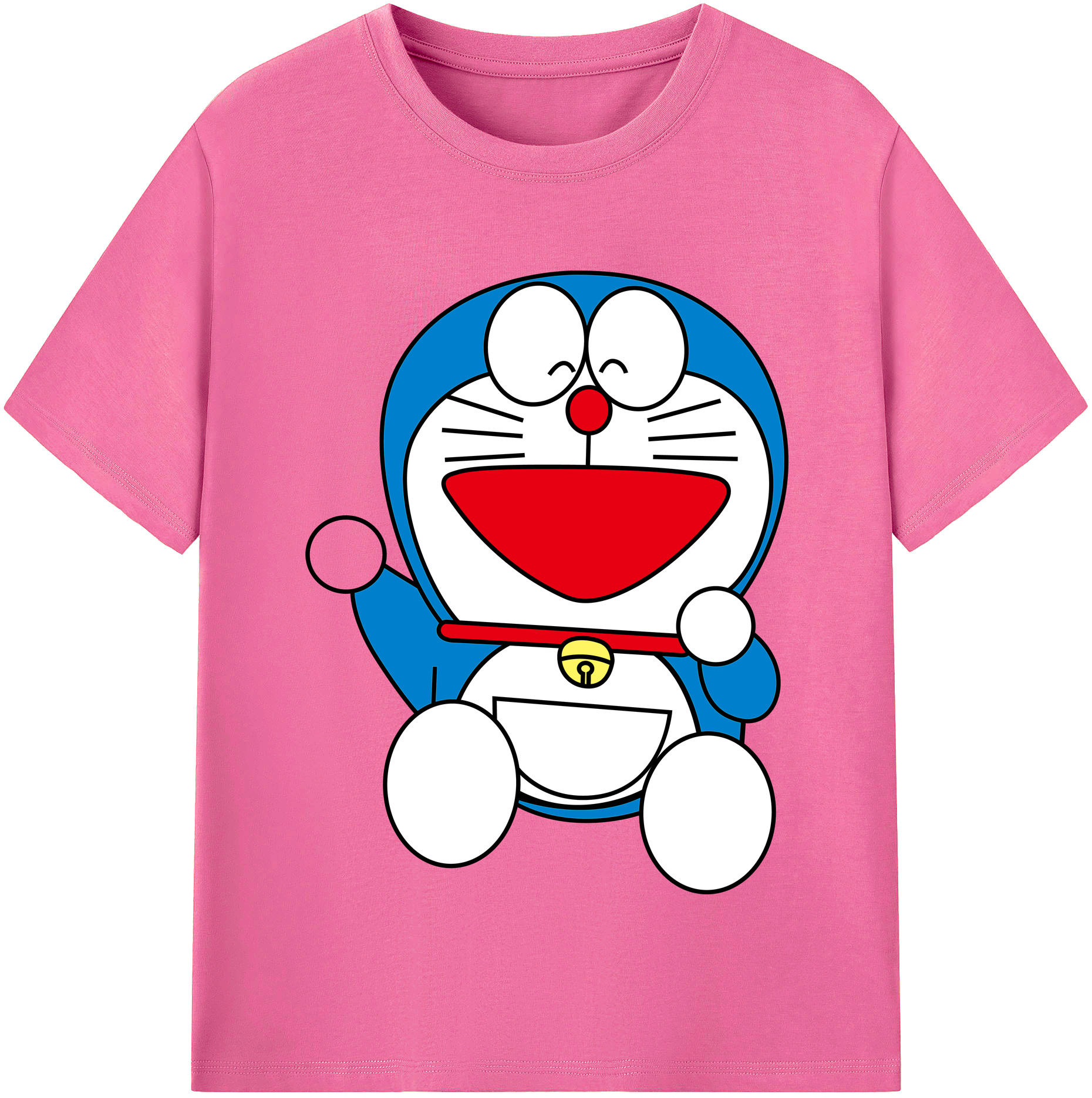 （画像用） ドラえもん Doraemon レディースカジュアルプリントTシャツ（綿100％）